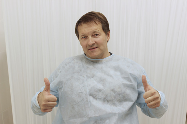 After hair transplant